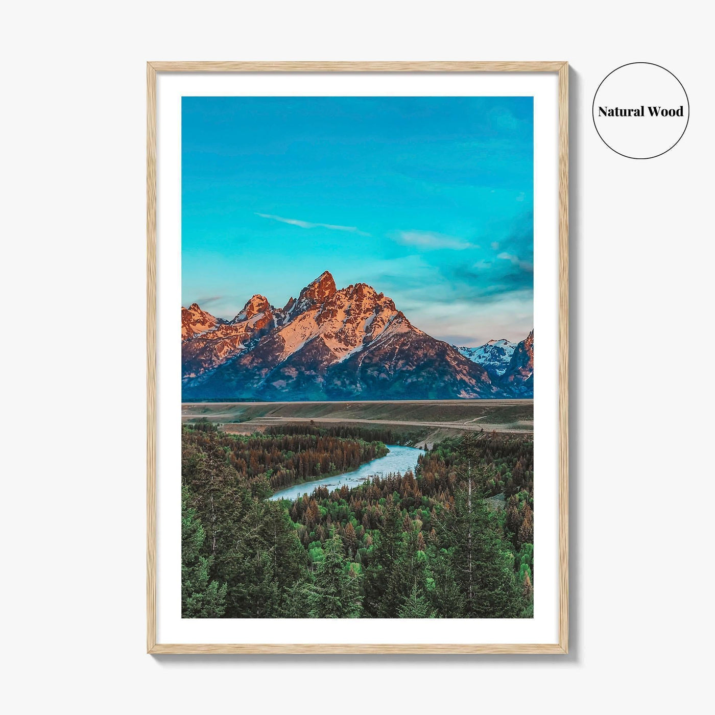 Wyoming Fine Art Photo Print, Grand Teton National Park, Snake River Overlook Poster