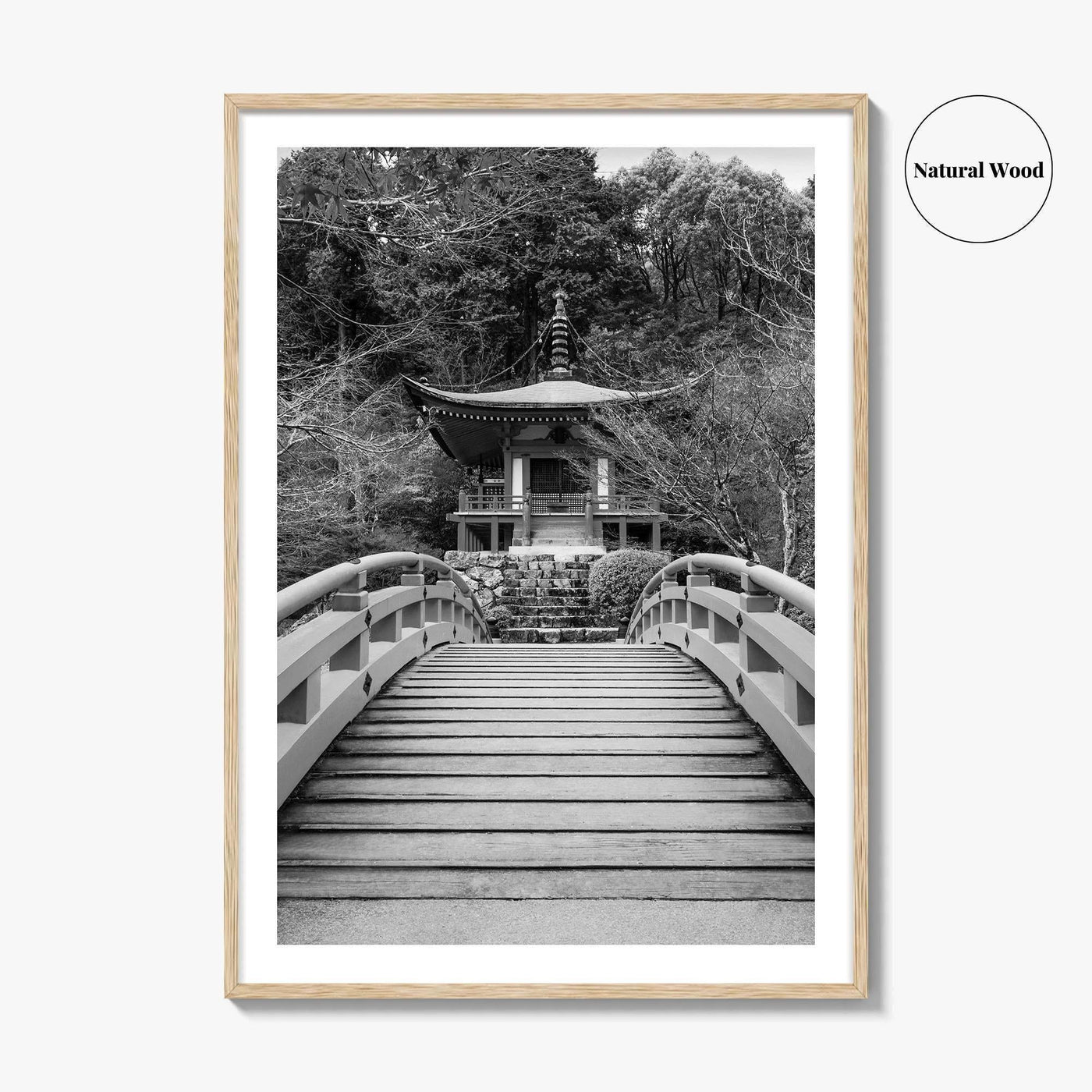 Kyoto Black and White Fine Art Photo Print, Daigoji Temple Japan Poster, Tokyo Poster