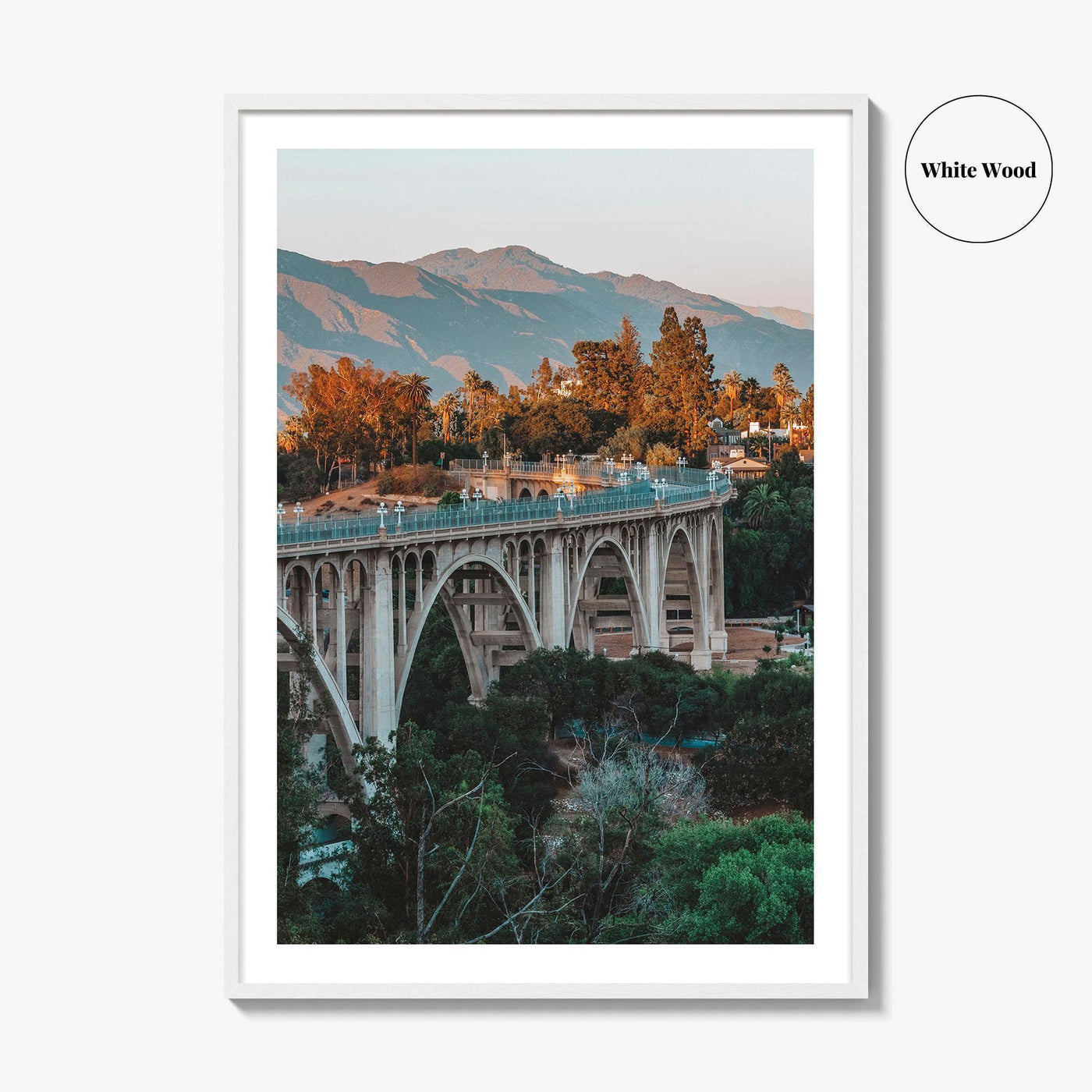 Pasadena Fine Art Photo Print, Colorado Street Bridge, California Wall Decor Poster, Los Angeles