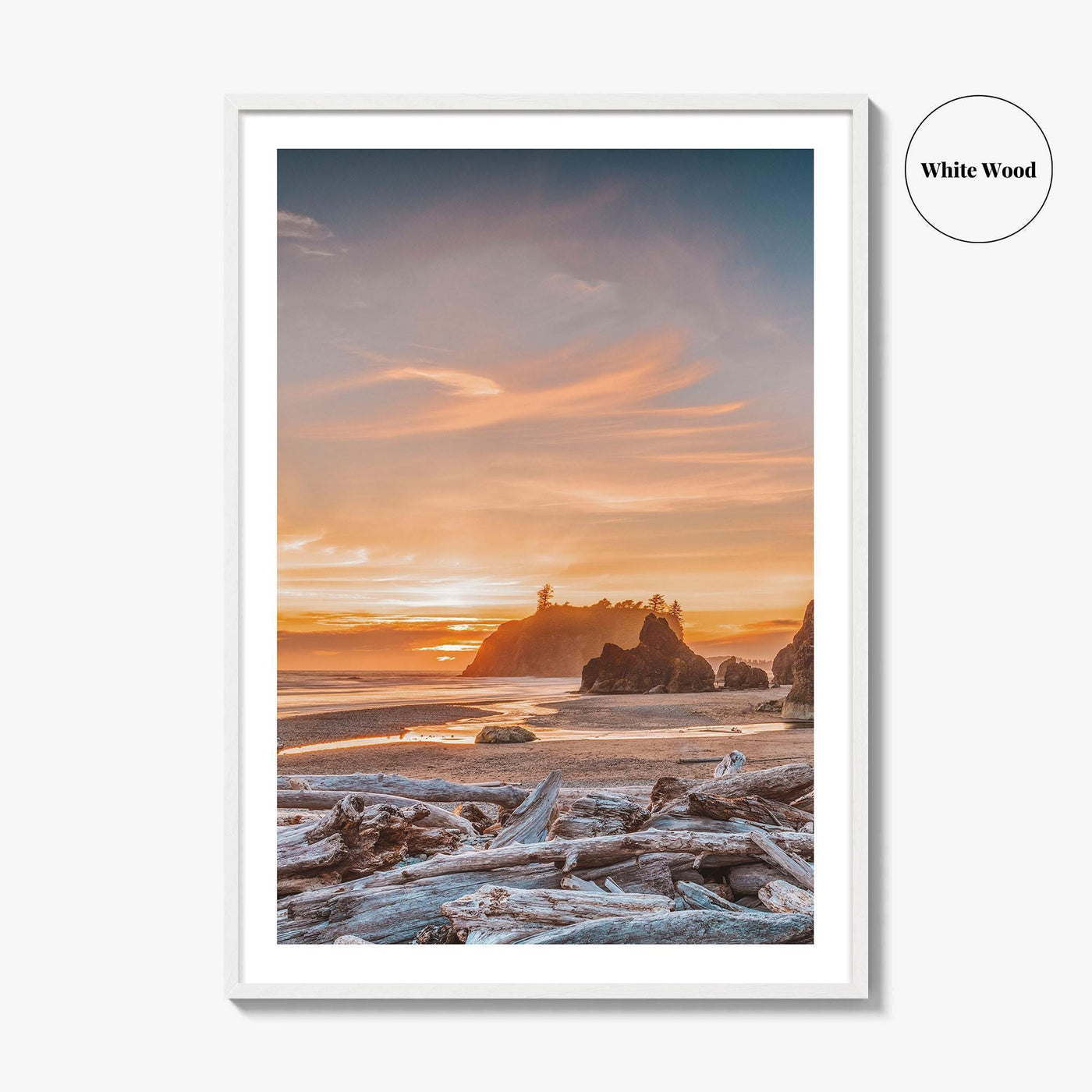 Olympic National Park Fine Art Photo Print, Ruby Beach, Washington Wall Art Poster