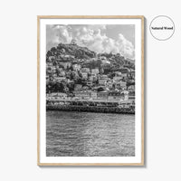 St George's Grenada Black and White Fine Art Photo Print, Caribbean Wall Poster