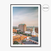 Tallahassee Skyline Fine Art Photo Print, Florida USA Downtown Wall Decor Poster