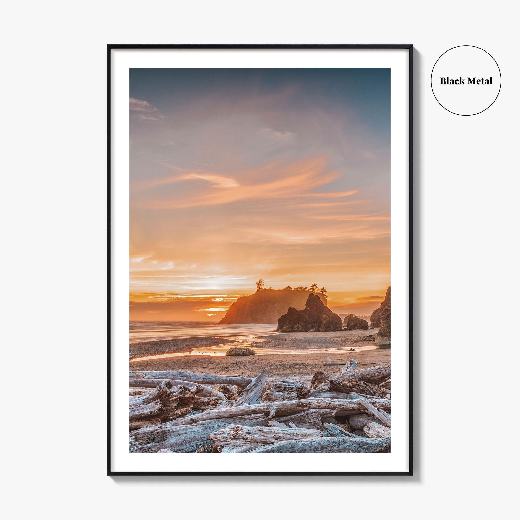 Olympic National Park Fine Art Photo Print, Ruby Beach, Washington Wall Art Poster