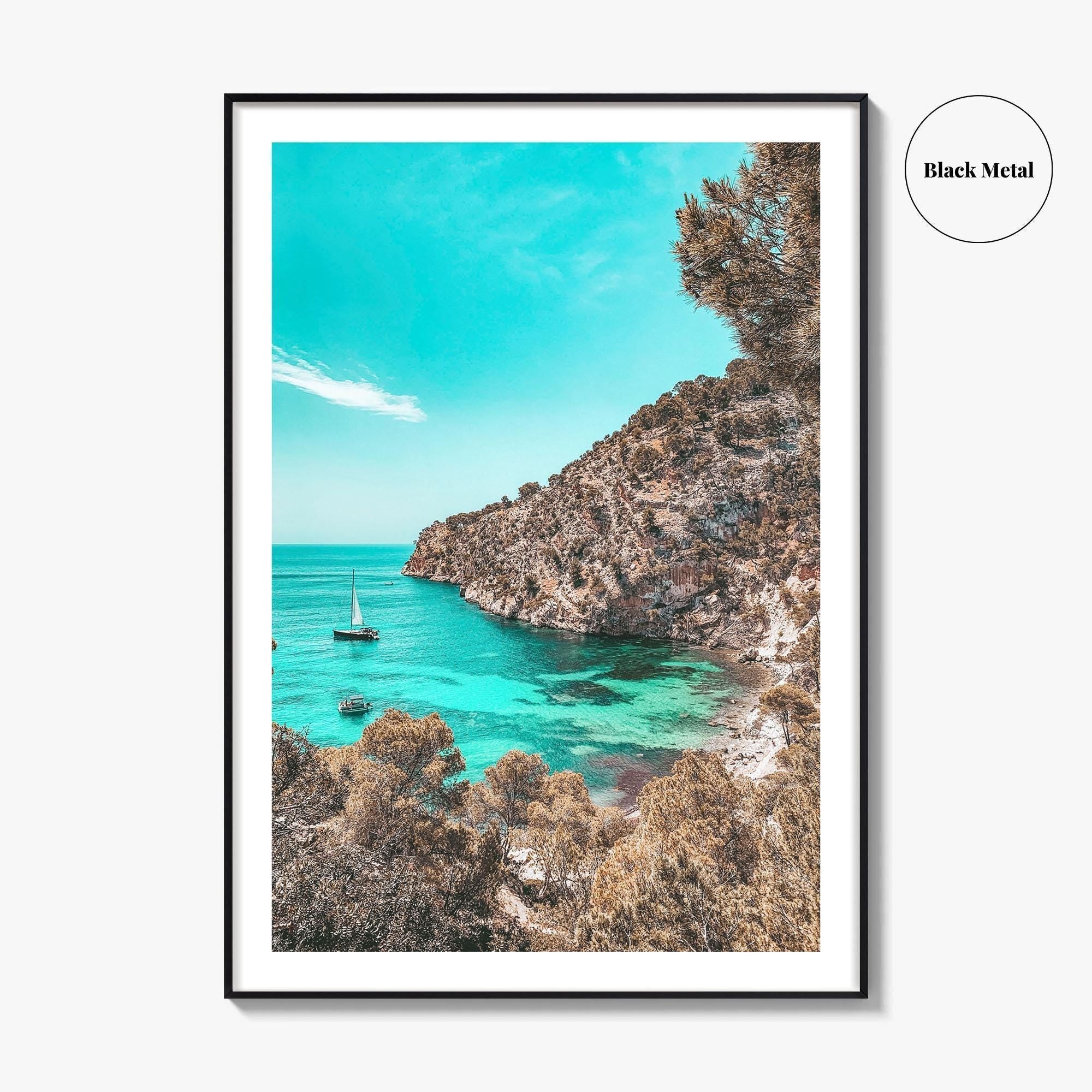 Cala Blanca Fine Art Photo Print, Andratx Mallorca Majorca, Balearic Islands, Photo Poster