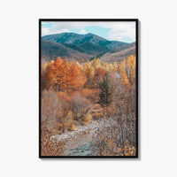 Sun Valley Fall Colors Fine Art Photo Print, Idaho Wall Poster, Ketchum USA