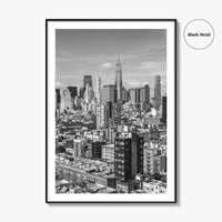 Lower East Side Black and White Fine Art Photo Print, New York Manhattan Poster