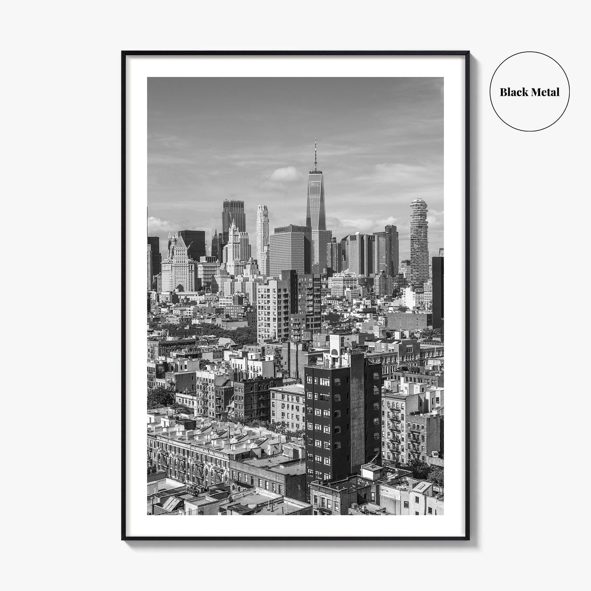 Lower East Side Black and White Fine Art Photo Print, New York Manhattan Poster