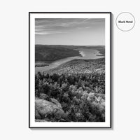 Lake George Black and White Fine Art Photo Print, Adirondacks, Upstate New York Poster