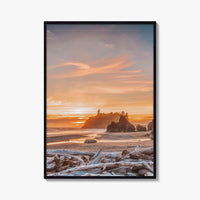 Olympic National Park Fine Art Photo Print, Ruby Beach, Washington Wall Art Poster