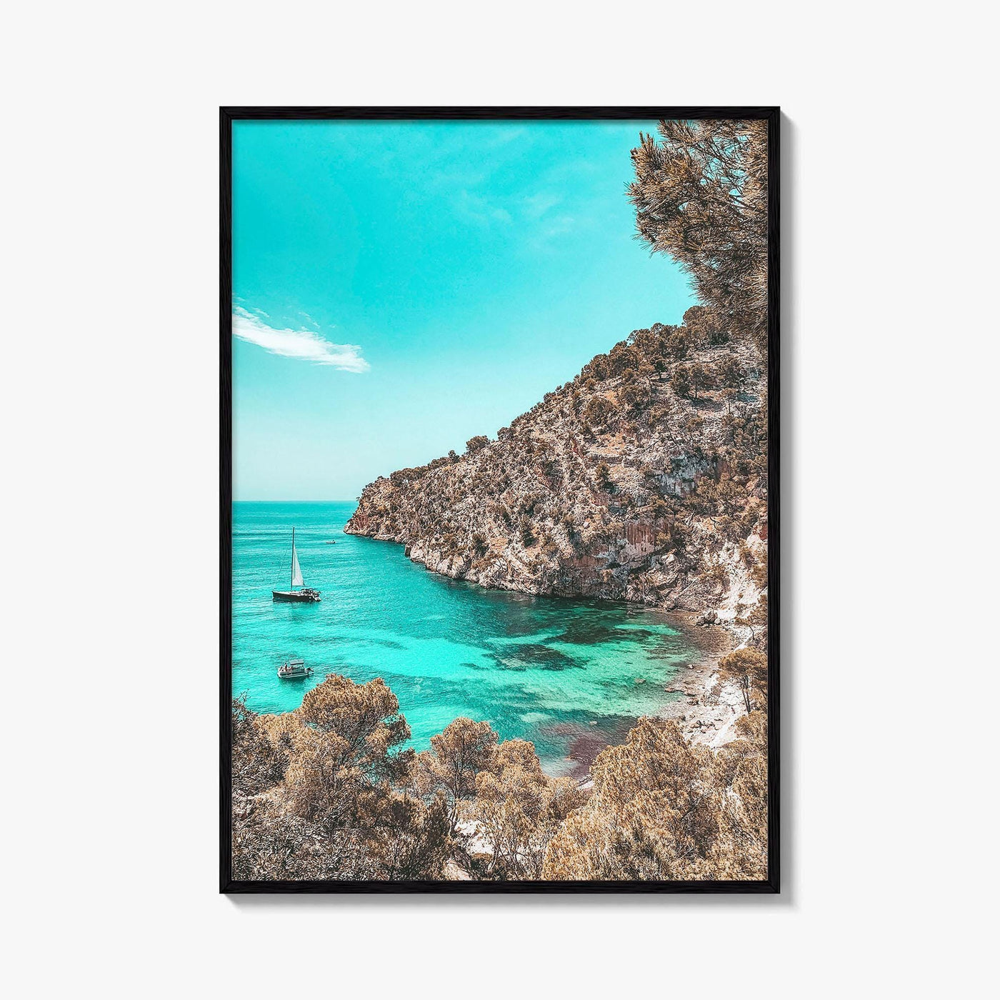 Cala Blanca Fine Art Photo Print, Andratx Mallorca Majorca, Balearic Islands, Photo Poster