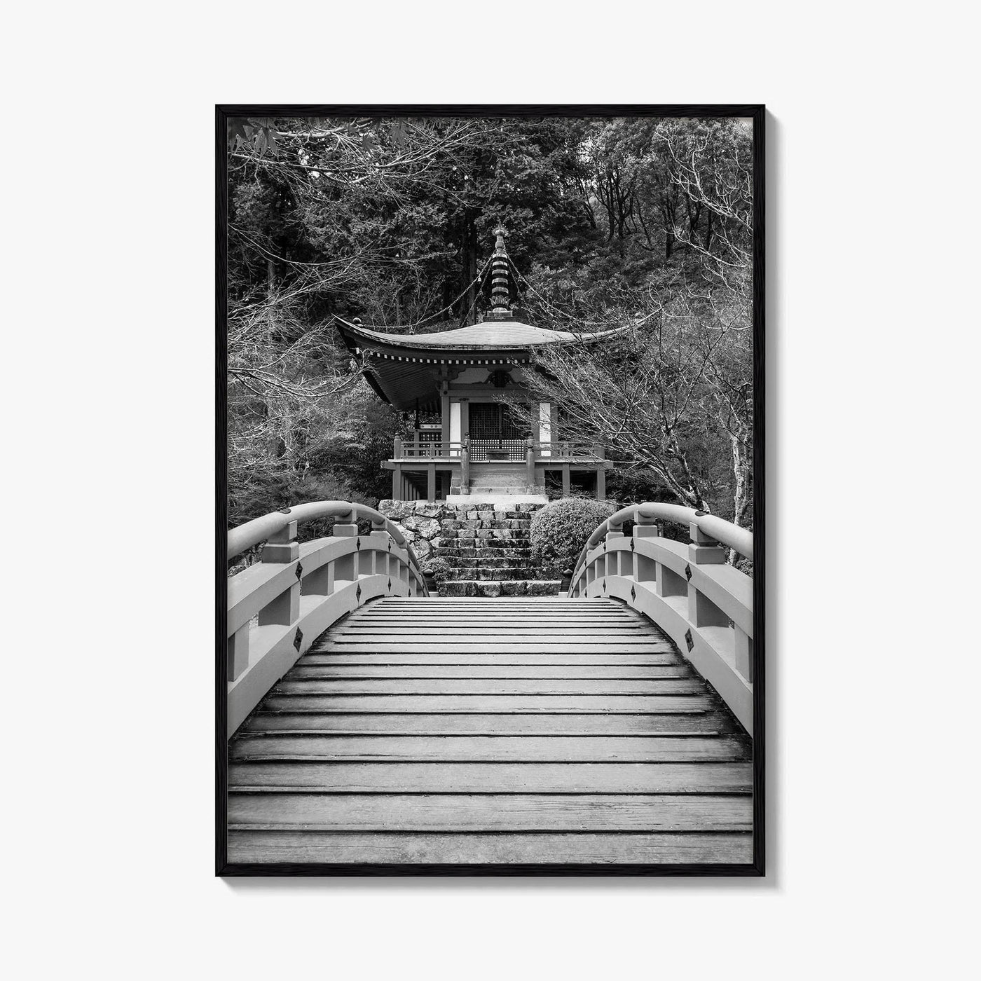 Kyoto Black and White Fine Art Photo Print, Daigoji Temple Japan Poster, Tokyo Poster