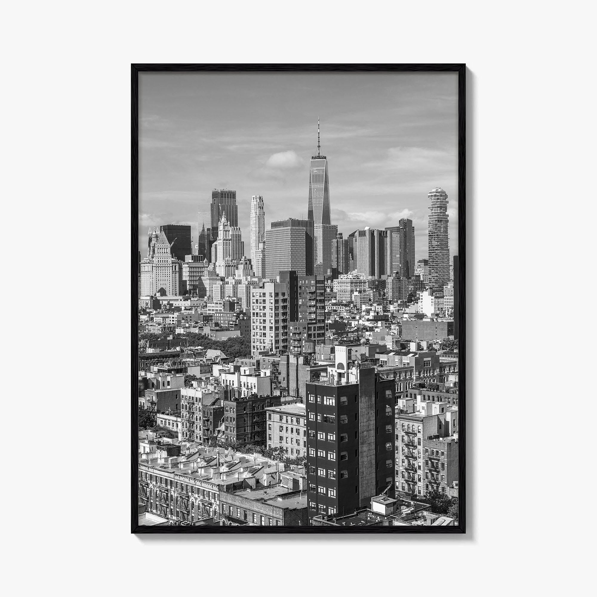 Lower East Side Black and White Fine Art Photo Print, New York Manhattan Poster