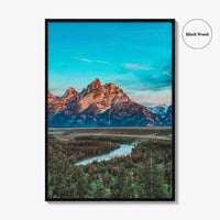 Wyoming Fine Art Photo Print, Grand Teton National Park, Snake River Overlook Poster
