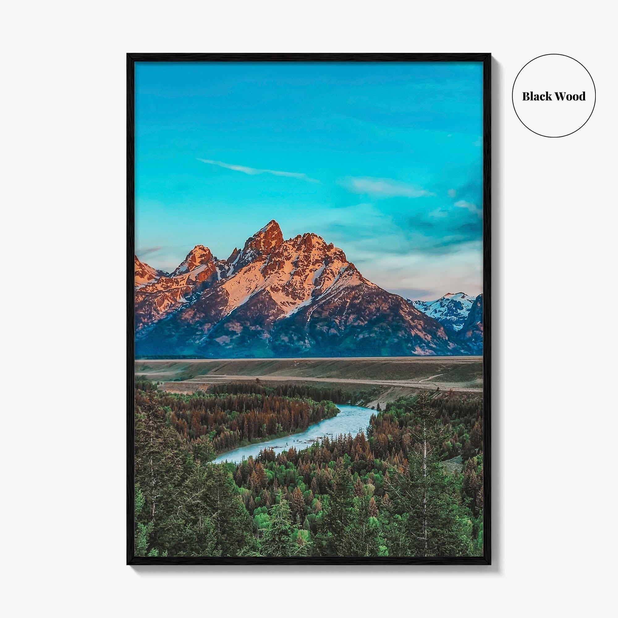 Wyoming Fine Art Photo Print, Grand Teton National Park, Snake River Overlook Poster
