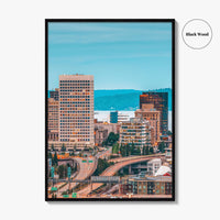 Tacoma Skyline Fine Art Photo Print, Washington Wall Decor Poster, USA