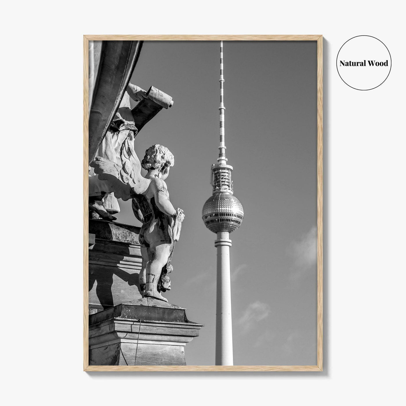 Berlin Black and White Fine Art Photo Print, Fernsehturm Alexanderplatz Germany Poster
