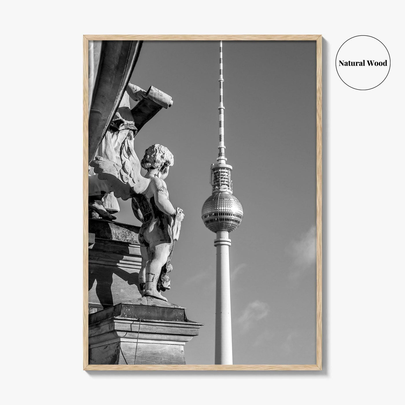 Berlin Black and White Fine Art Photo Print, Fernsehturm Alexanderplatz Germany Poster