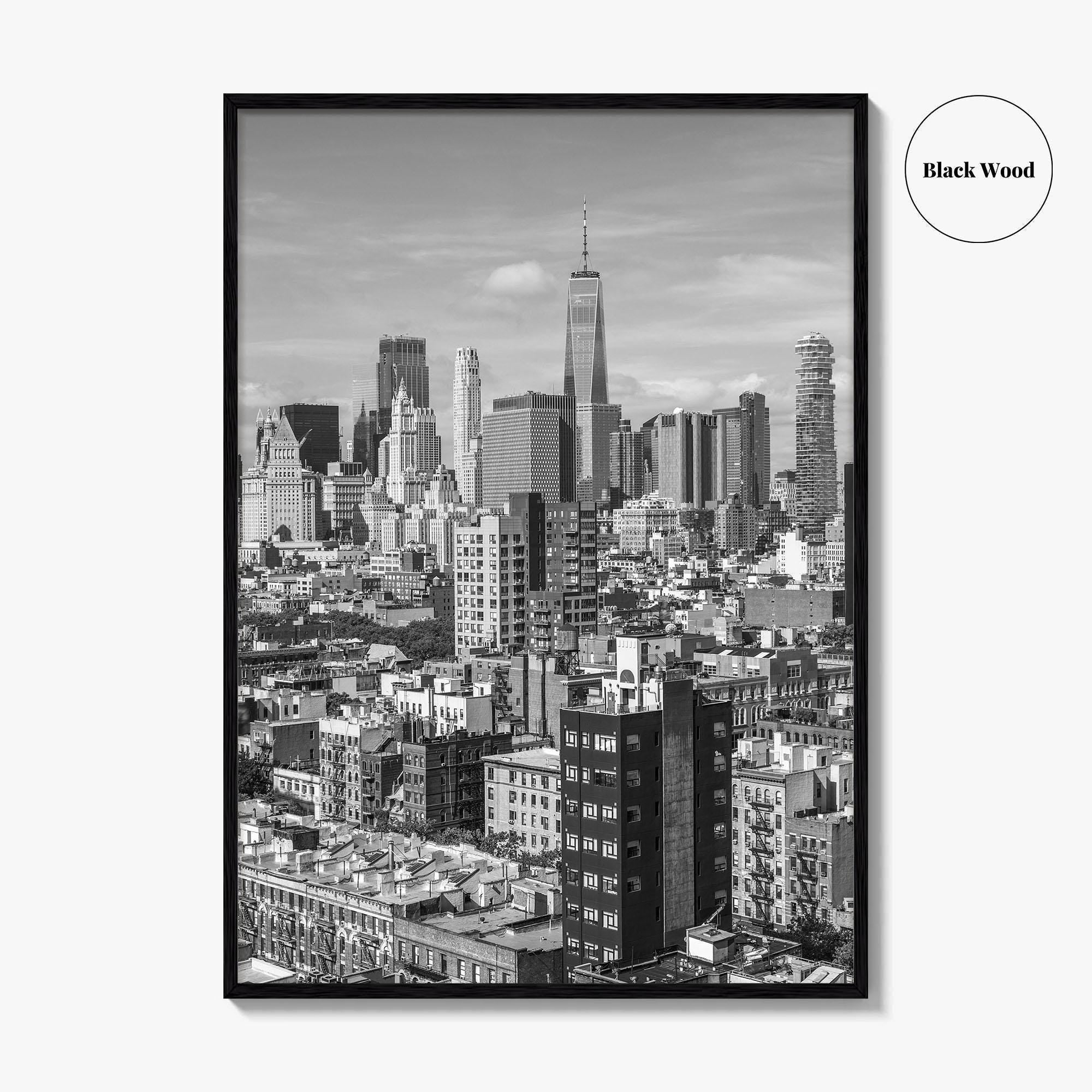 Lower East Side Black and White Fine Art Photo Print, New York Manhattan Poster