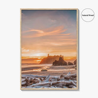 Olympic National Park Fine Art Photo Print, Ruby Beach, Washington Wall Art Poster