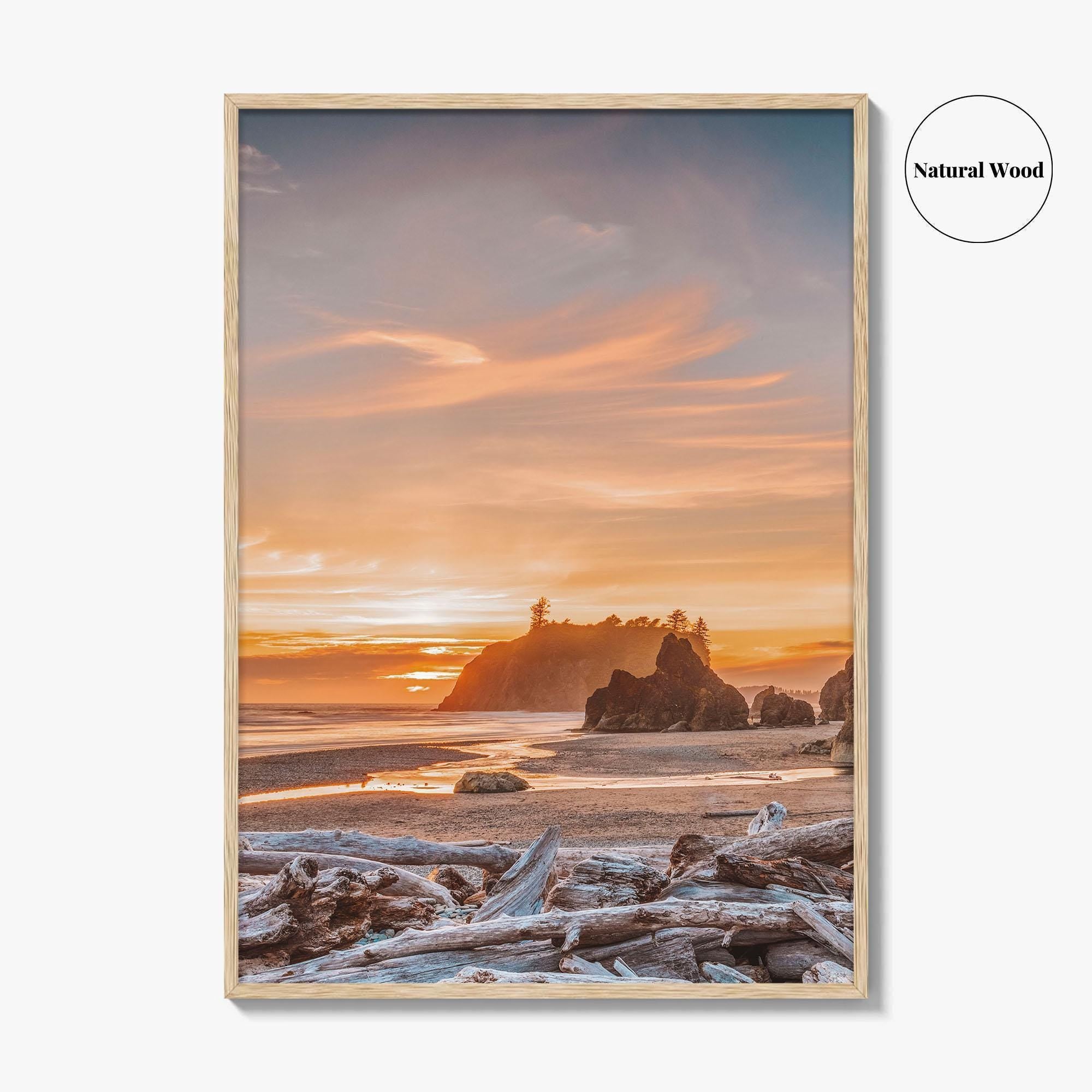 Olympic National Park Fine Art Photo Print, Ruby Beach, Washington Wall Art Poster