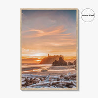 Olympic National Park Fine Art Photo Print, Ruby Beach, Washington Wall Art Poster