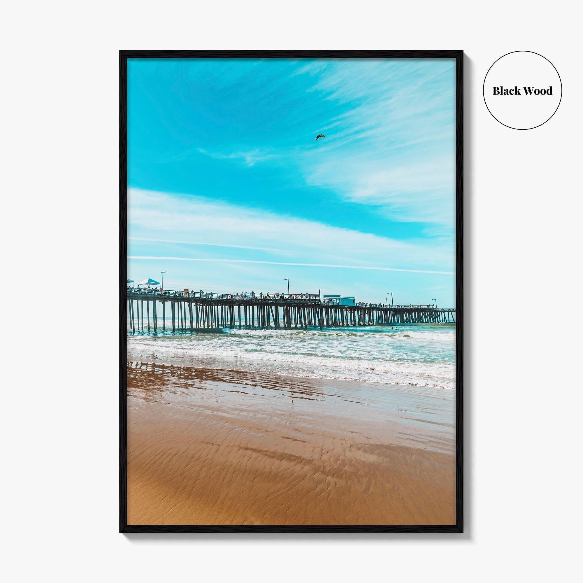 Pismo Beach Fine Art Photo Print, Pier, California, USA Wall Poster