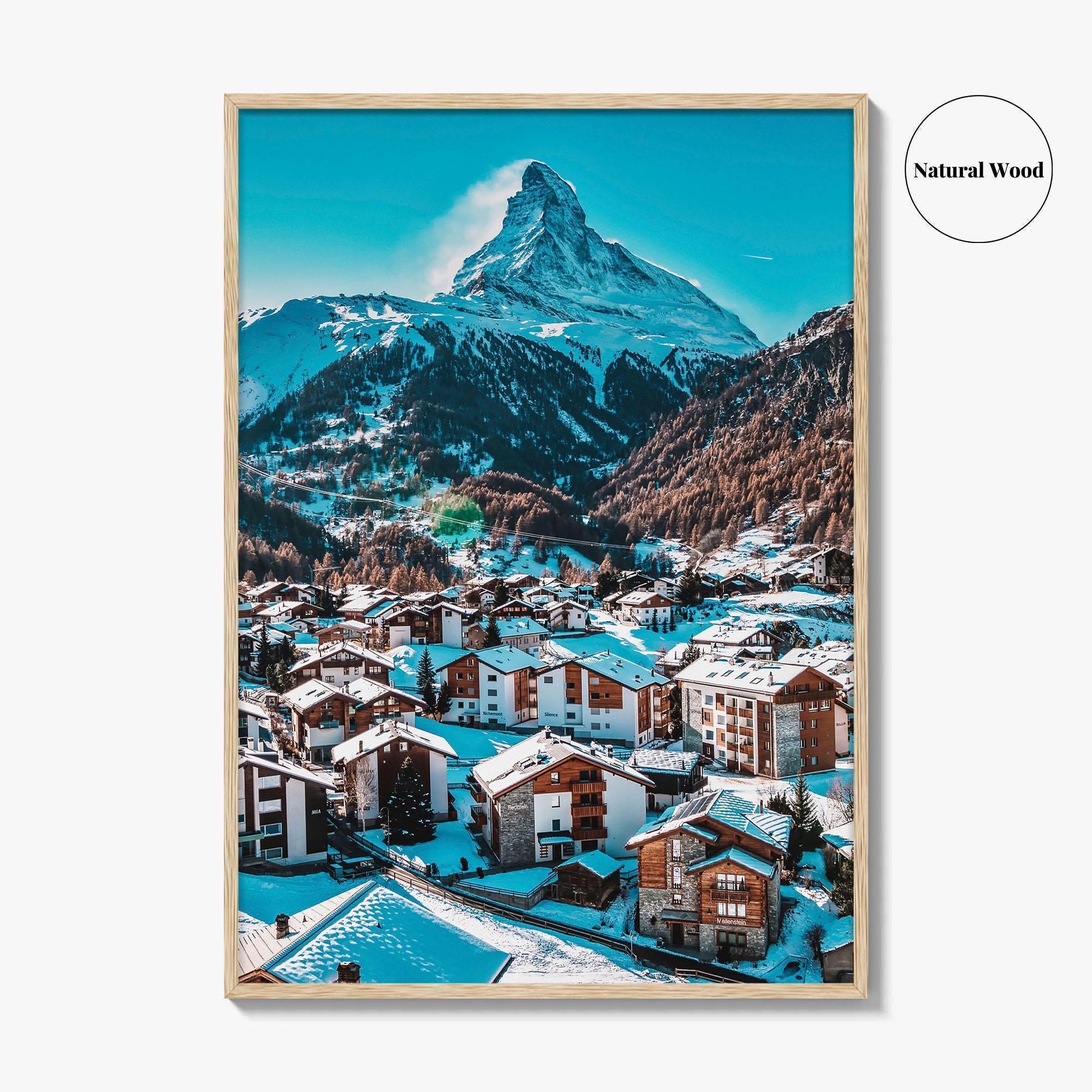 Matterhorn Fine Art Photo Print, Zermatt Valais Switzerland, Swiss Alps Mountain Poster