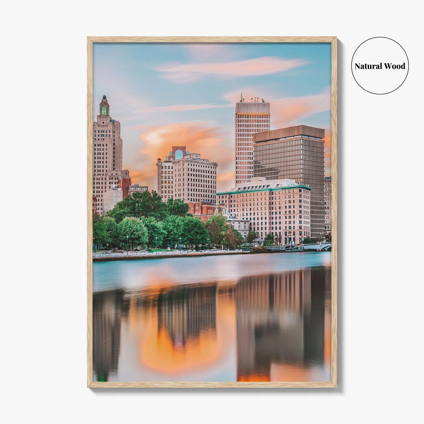 Providence Fine Art Photo Print, Rhode Island USA, Downtown Cityscape, Wall Decor Poster