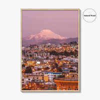 Quito Skyline Fine Art Photo Print, Ecuador, Cayambe Volcano, Bullring, Wall Decor, Poster