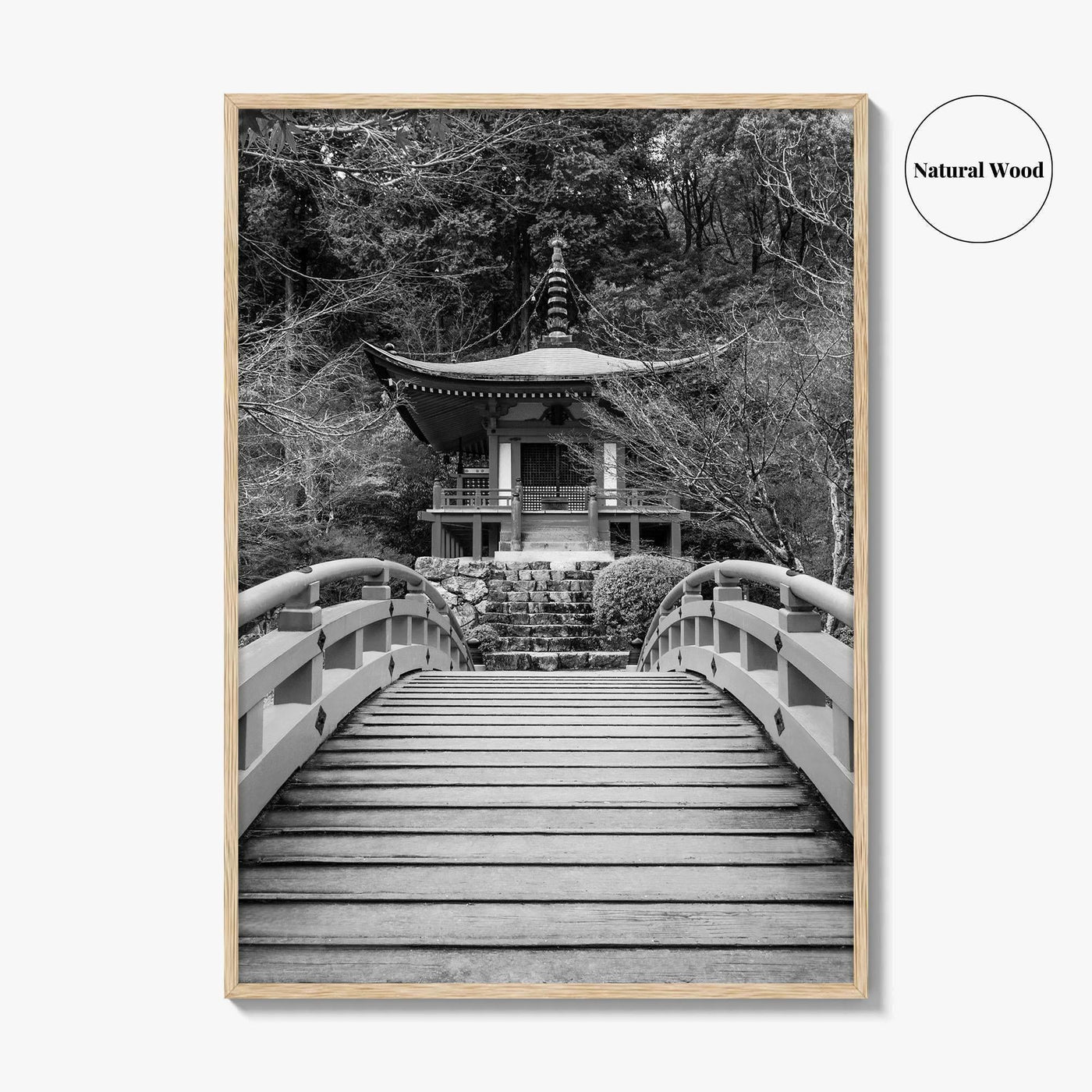 Kyoto Black and White Fine Art Photo Print, Daigoji Temple Japan Poster, Tokyo Poster