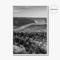 Lake George Black and White Fine Art Photo Print, Adirondacks, Upstate New York Poster