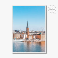 Stockholm Skyline Fine Art Photo Print, Sweden Wall Decor, City Poster