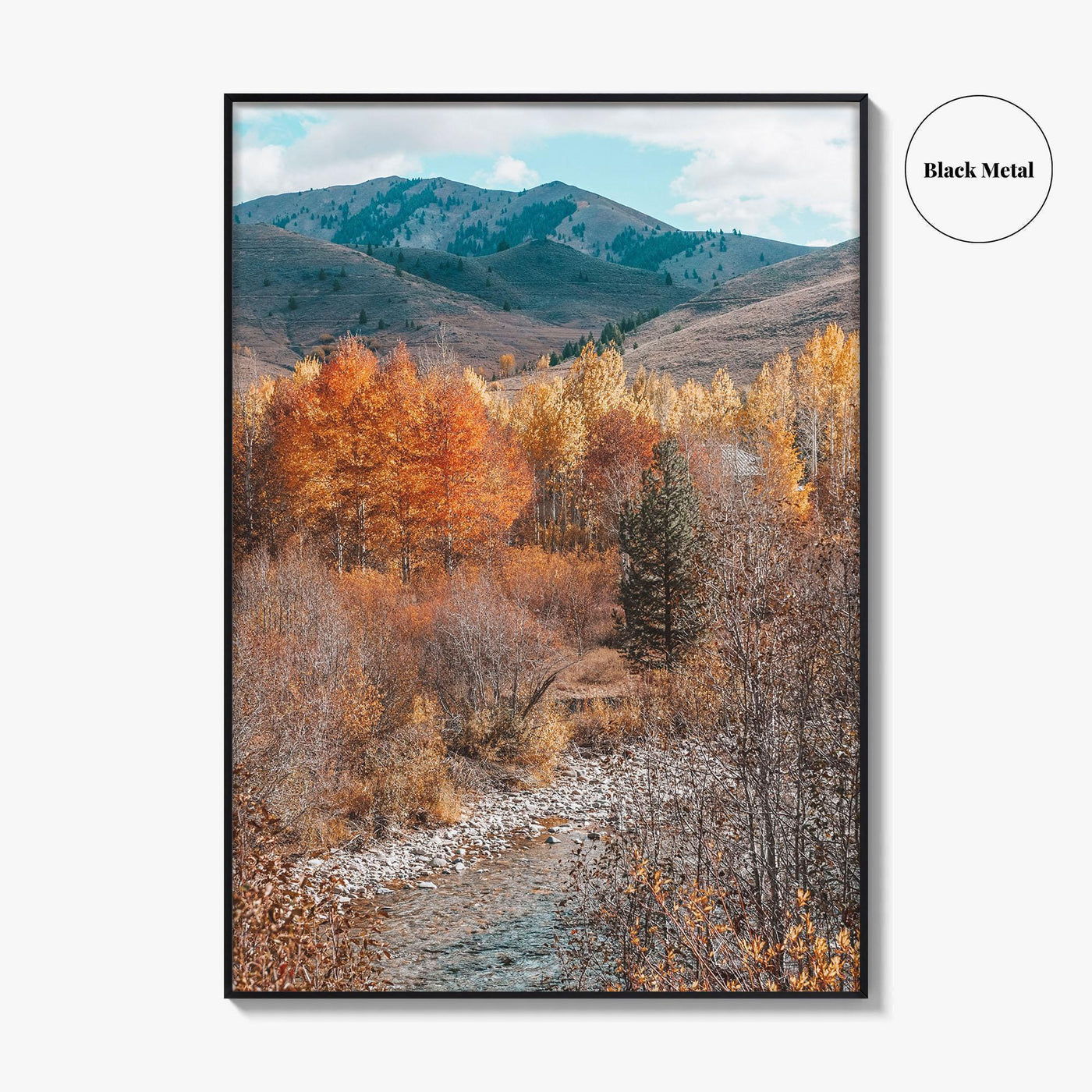 Sun Valley Fall Colors Fine Art Photo Print, Idaho Wall Poster, Ketchum USA