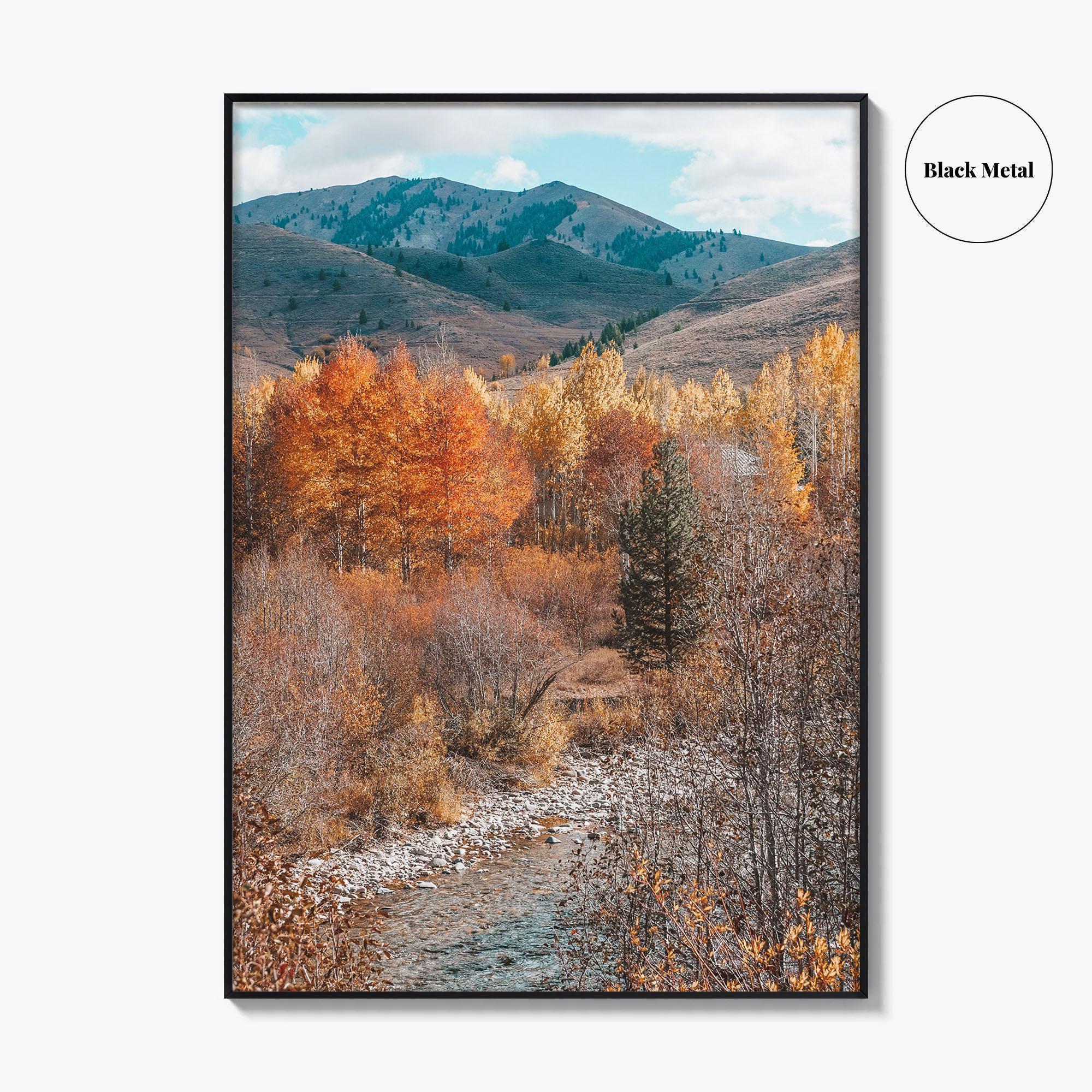 Sun Valley Fall Colors Fine Art Photo Print, Idaho Wall Poster, Ketchum USA