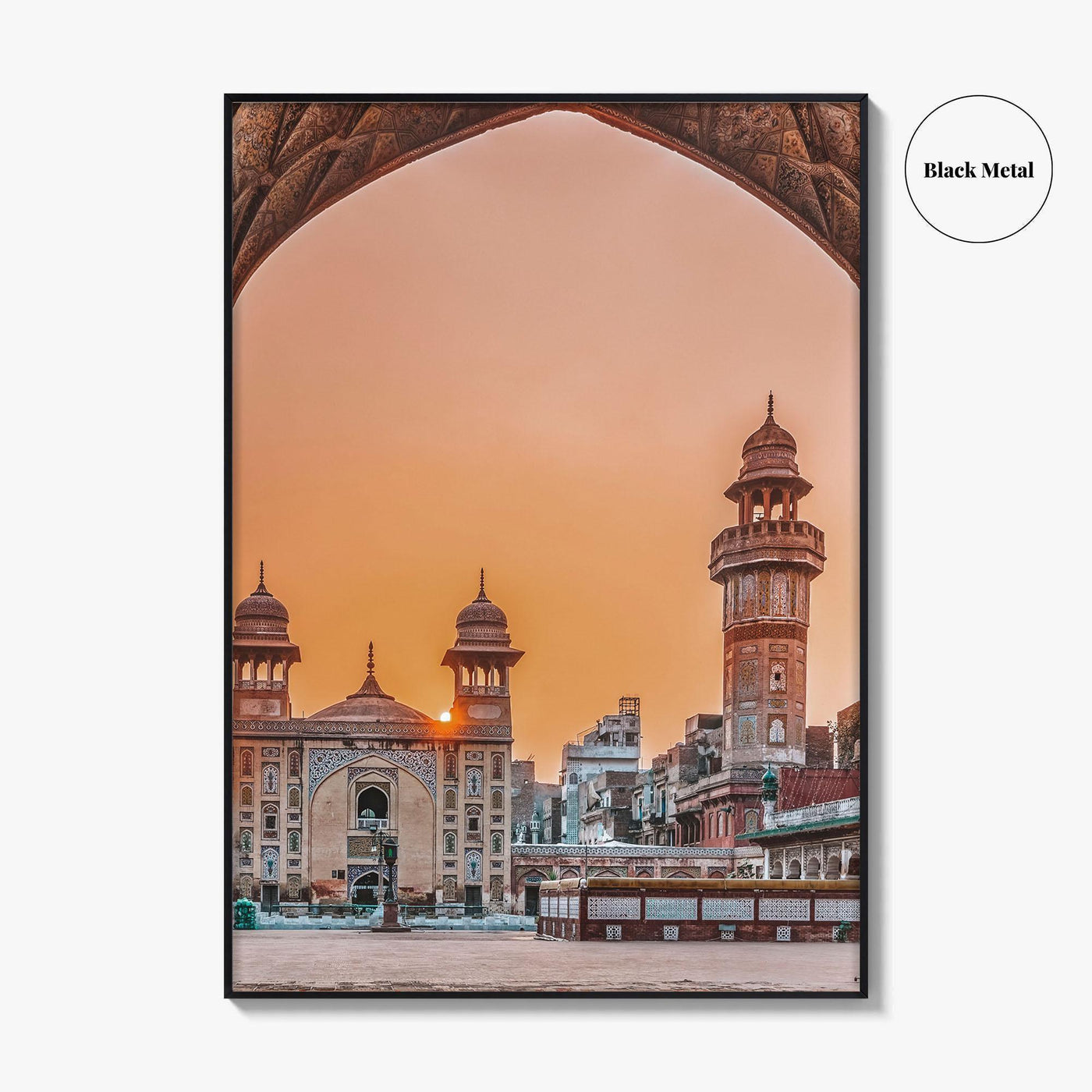 Lahore Fine Art Photo Print, Wazir Khan Mosque, Punjab Pakistan Wall Poster