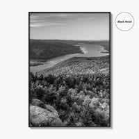 Lake George Black and White Fine Art Photo Print, Adirondacks, Upstate New York Poster