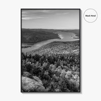 Lake George Black and White Fine Art Photo Print, Adirondacks, Upstate New York Poster