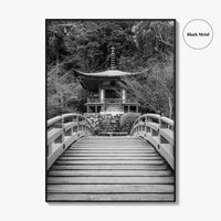 Kyoto Black and White Fine Art Photo Print, Daigoji Temple Japan Poster, Tokyo Poster