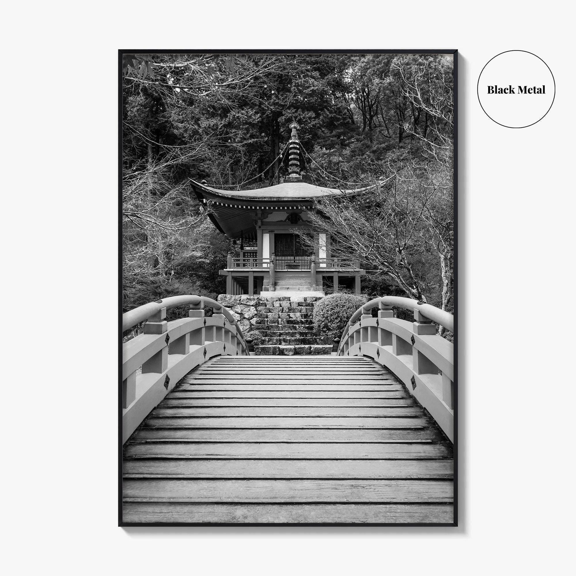 Kyoto Black and White Fine Art Photo Print, Daigoji Temple Japan Poster, Tokyo Poster