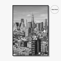 Lower East Side Black and White Fine Art Photo Print, New York Manhattan Poster