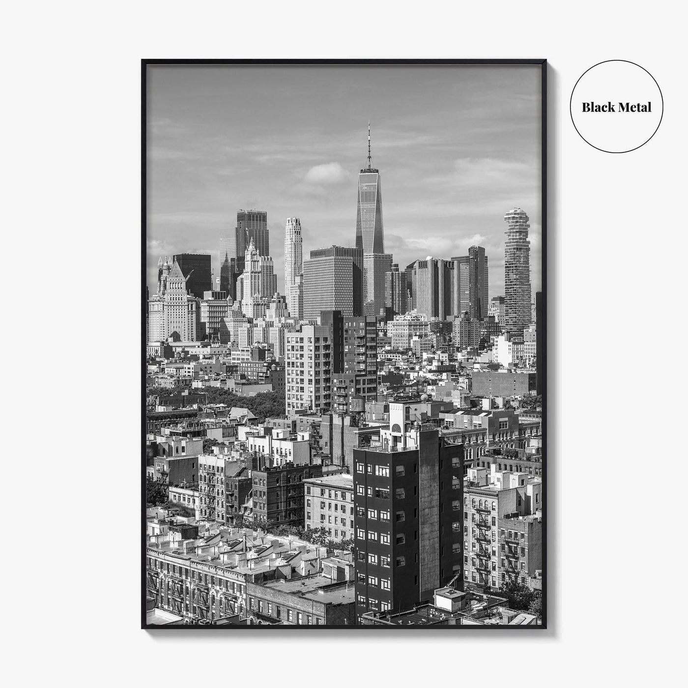 Lower East Side Black and White Fine Art Photo Print, New York Manhattan Poster