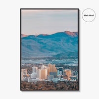 Reno Skyline Fine Art Photo Print, Nevada Wall Poster, United States