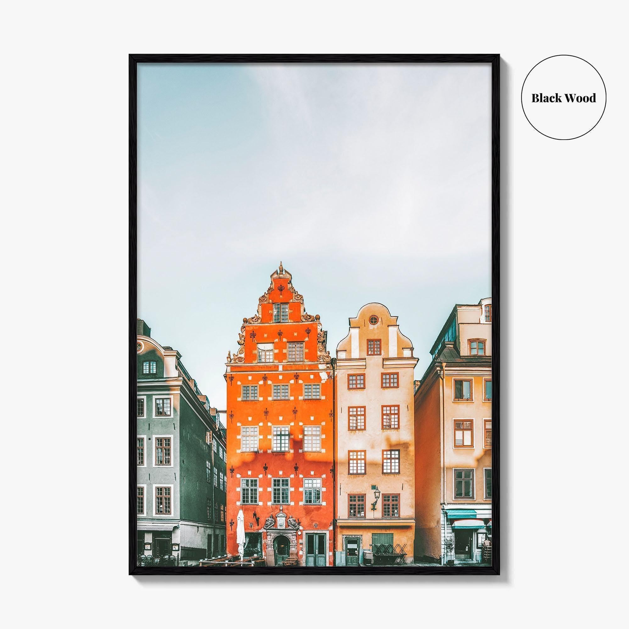 Stockholm Fine Art Photo Print, Stortorget Gamla Stan, Sweden Wall Poster, Architecture
