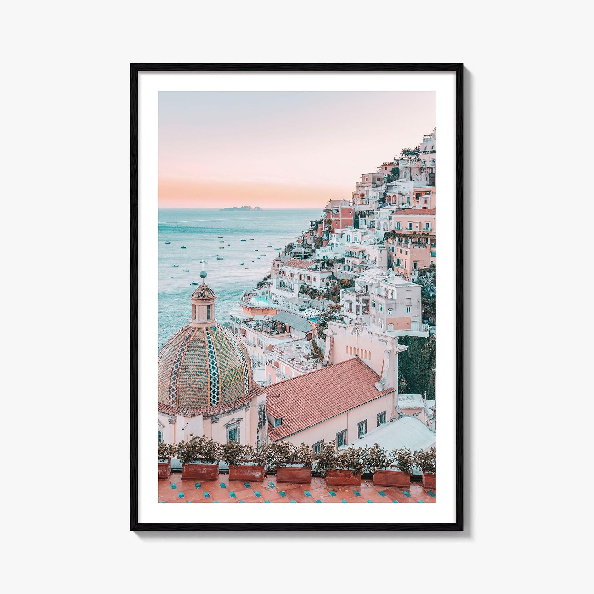 Positano Fine Art Photo Print, Amalfi Coast Wall Decor, Campania Italy Poster