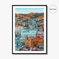 Guanajuato City Fine Art Photo Print, Mexico Wall Decor Poster