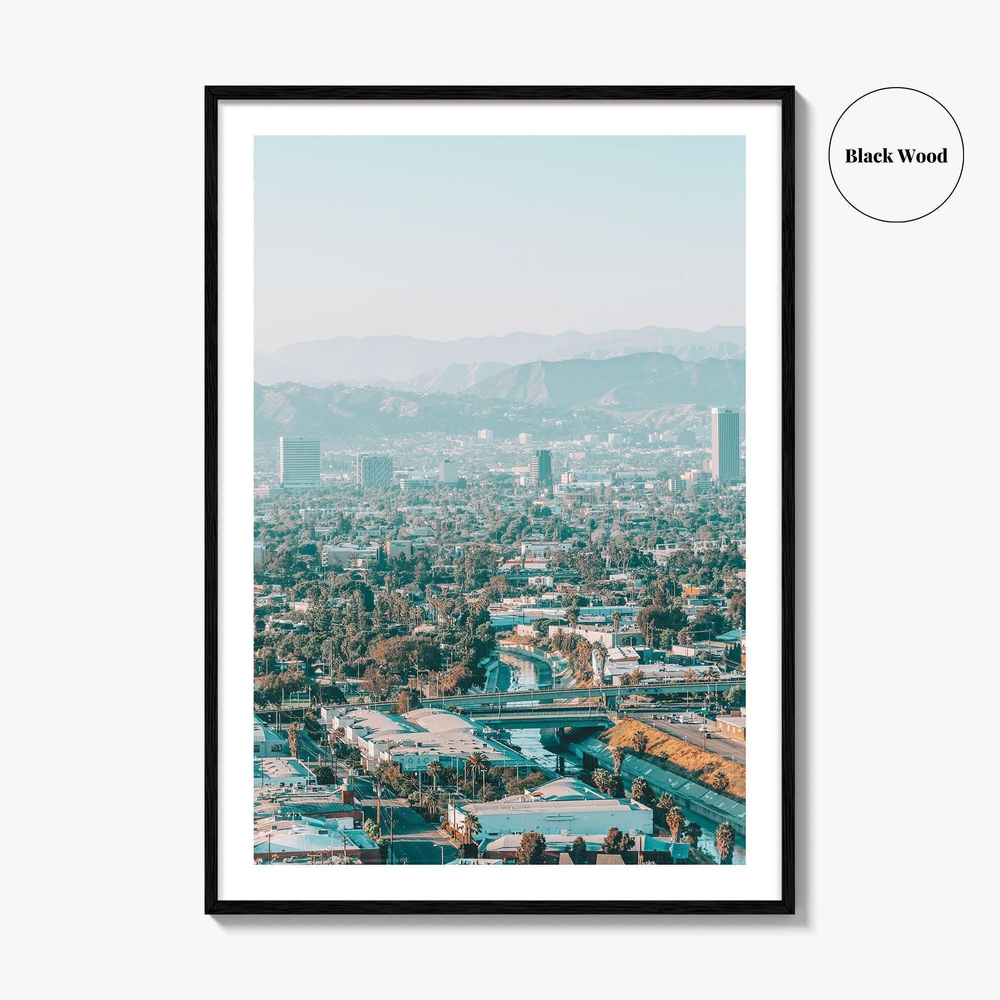 Culver City Skyline Fine Art Photo Print, Los Angeles California Poster, Baldwin Hills
