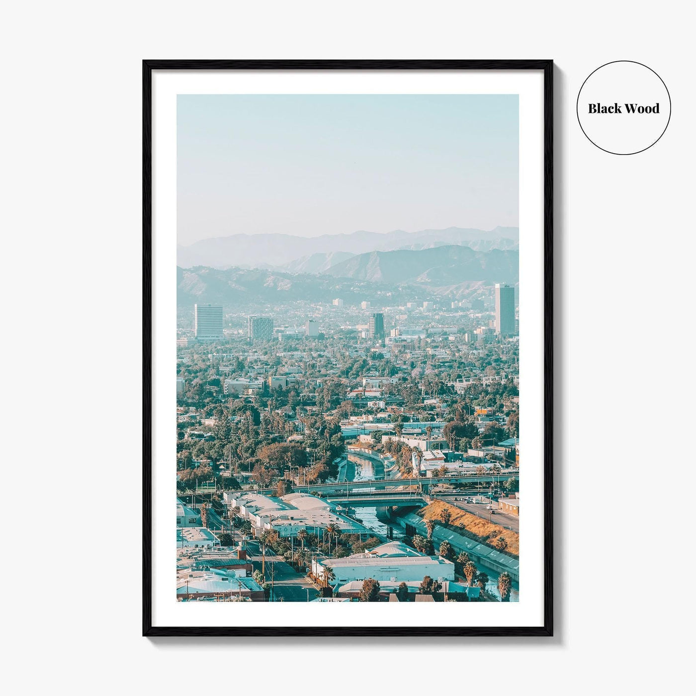 Culver City Skyline Fine Art Photo Print, Los Angeles California Poster, Baldwin Hills