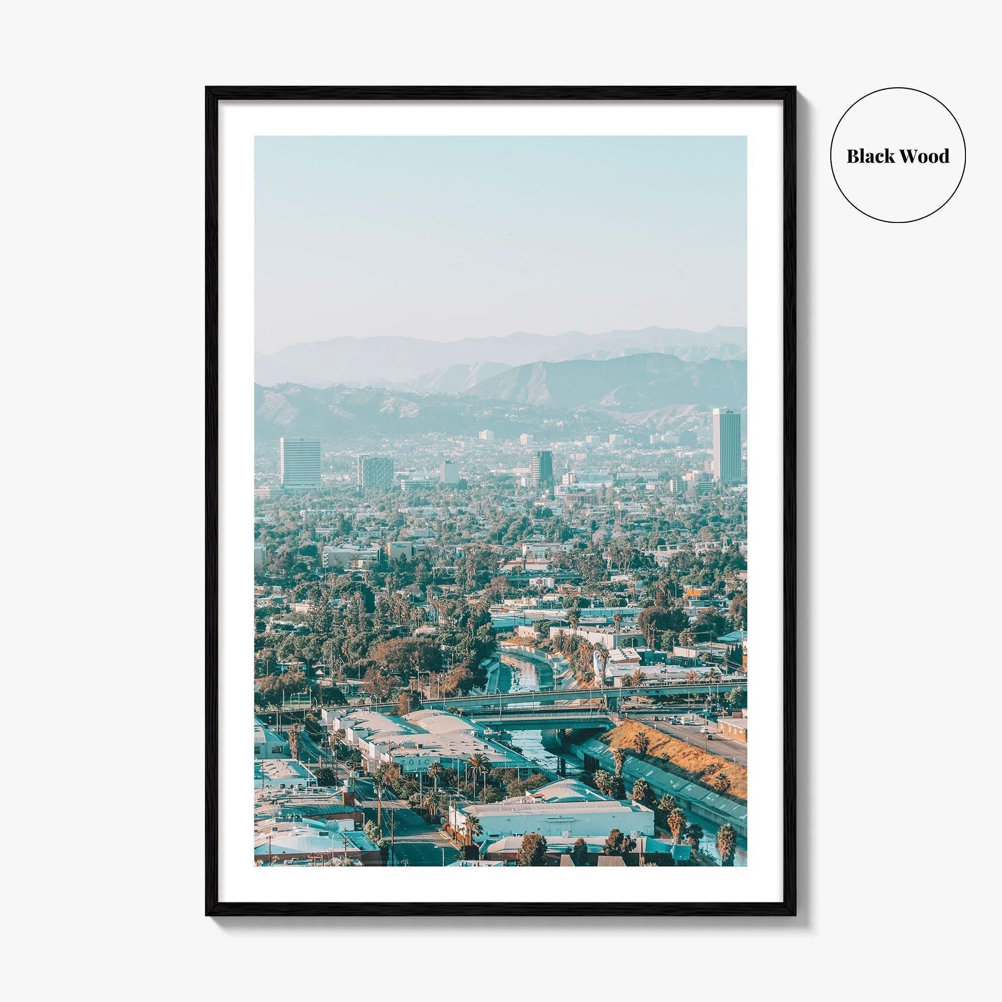 Culver City Skyline Fine Art Photo Print, Los Angeles California Poster, Baldwin Hills