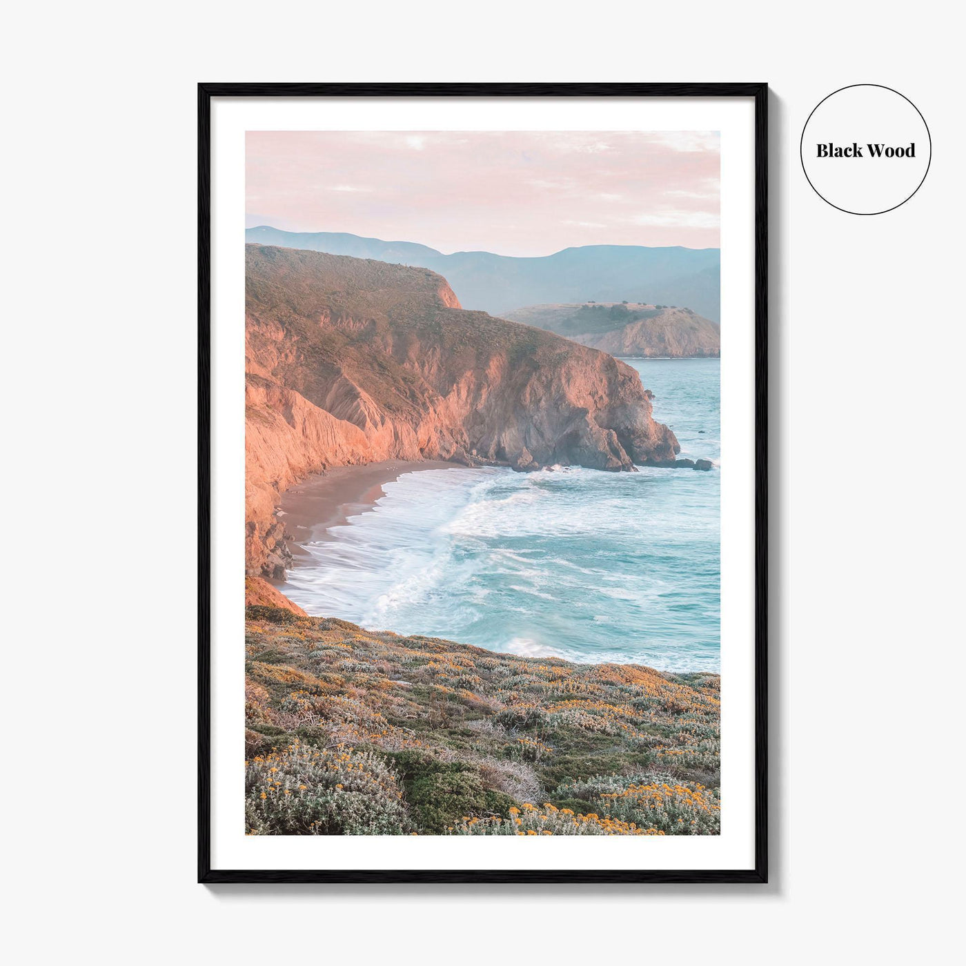 San Mateo Fine Art Photo Print, Devil's Slide, Pacific Coast California, Bay Area
