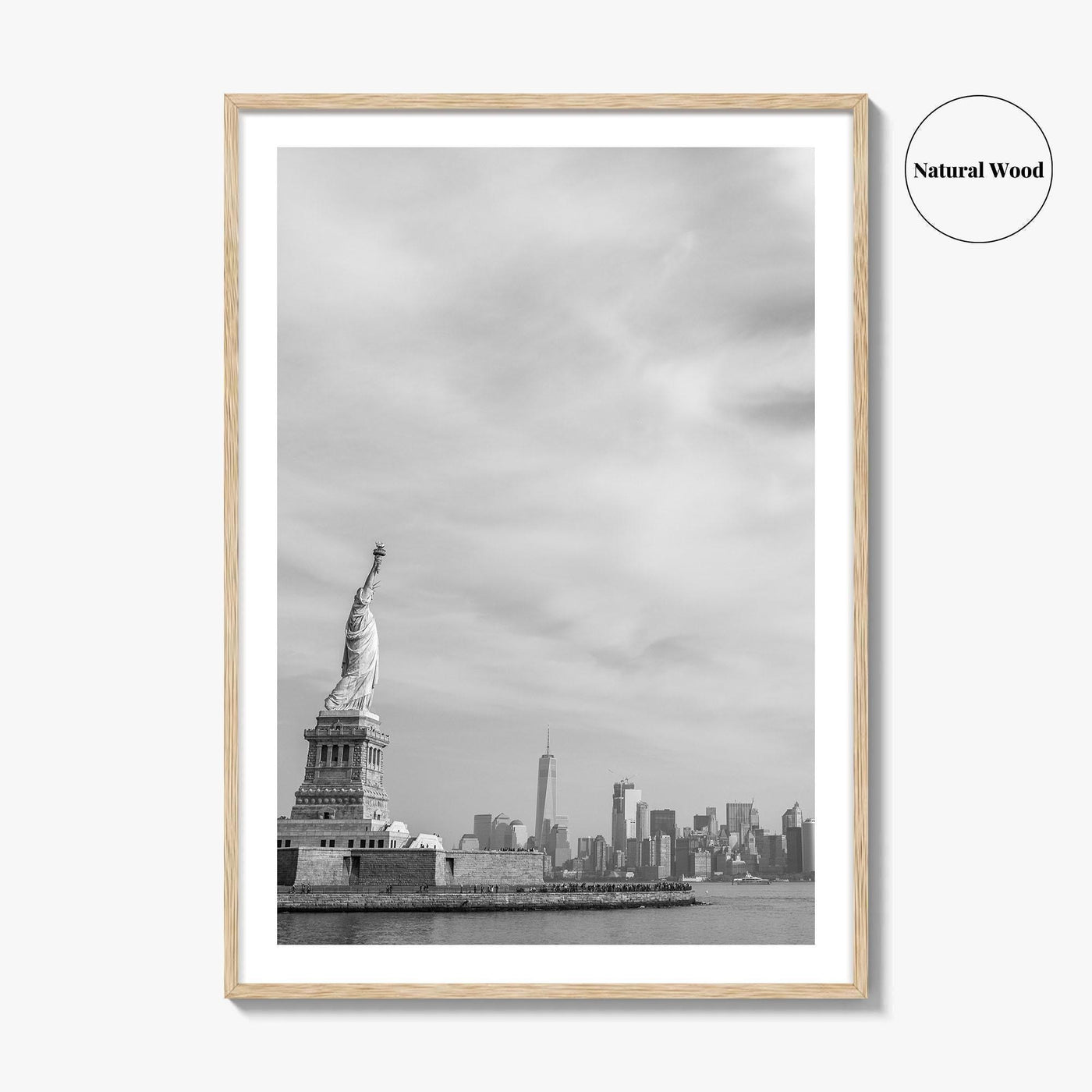 Statue of Liberty Black and White Fine Art Photo Print, New York Poster
